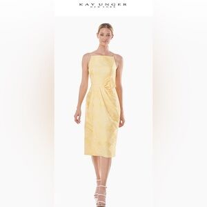 Lorraine Midi Dress by Kay Unger NWT Size 6